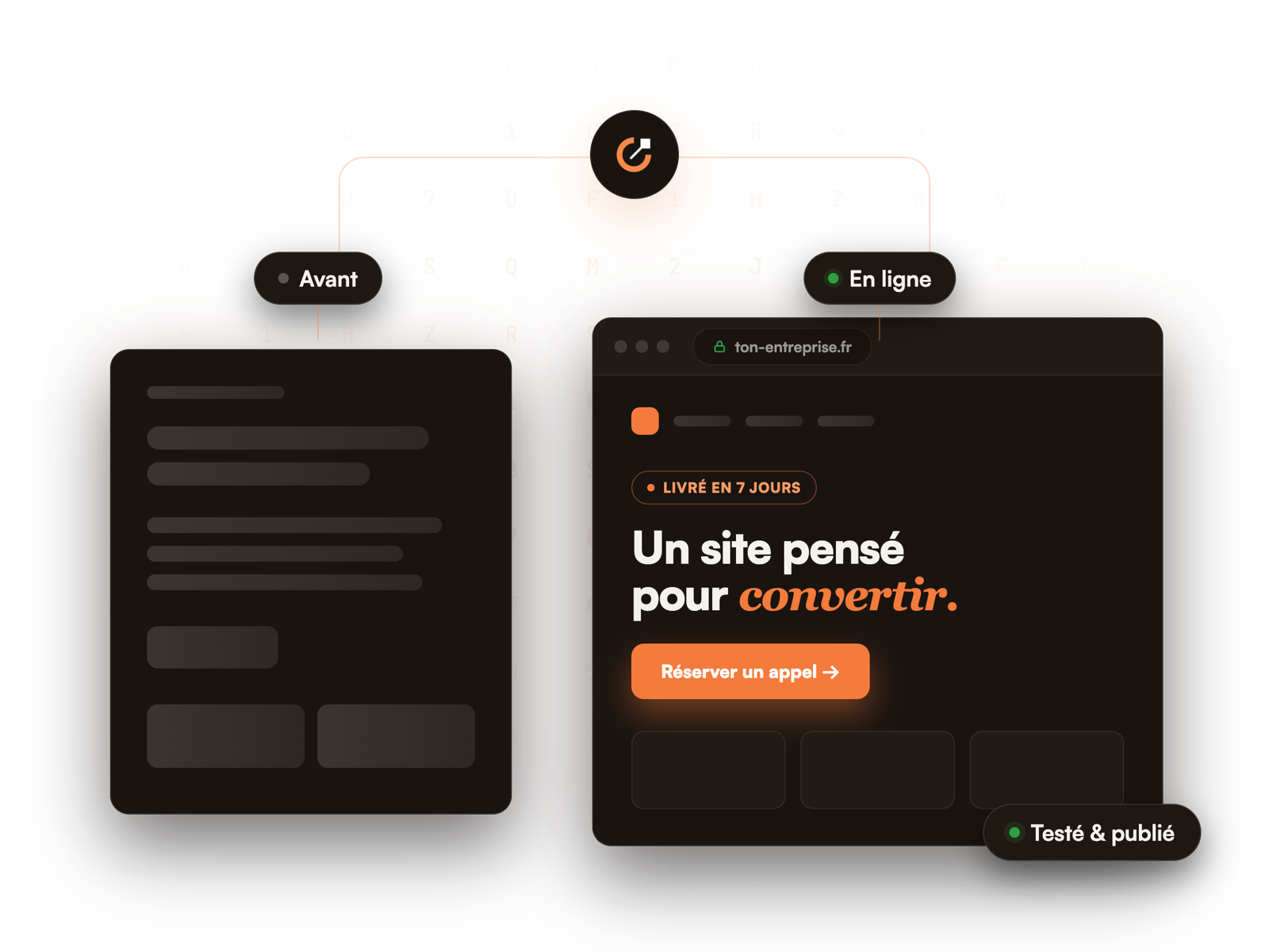 Mise en ligne : ton site testé et publié en 7 jours